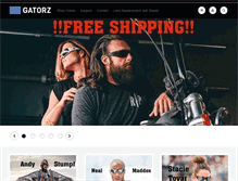 Tablet Screenshot of gatorzeyewear.com